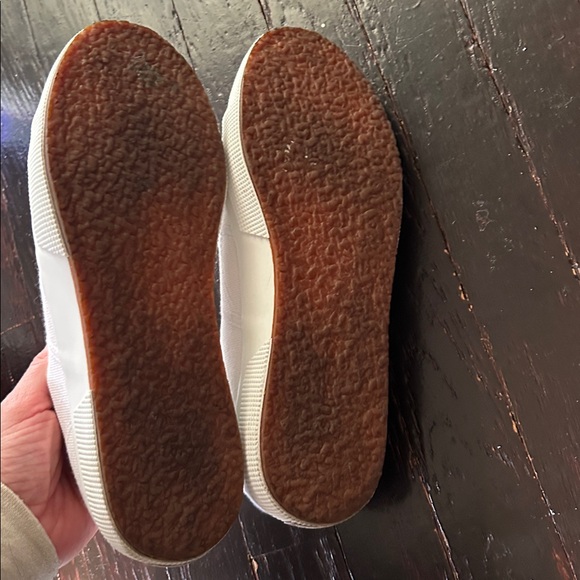 Superga Bright White Lace-Up Sneakers - Picture 6 of 8